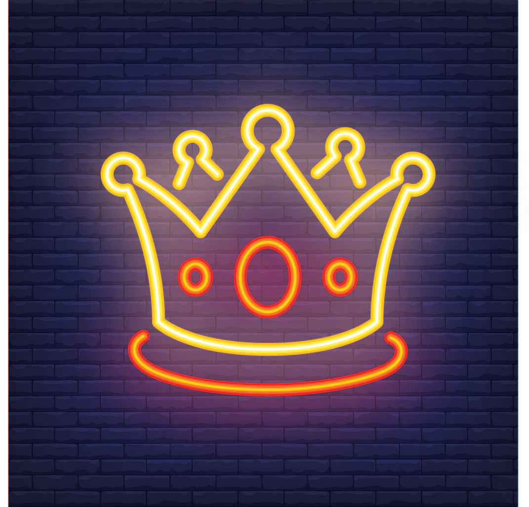 Crown Neon Sign — make neon sign