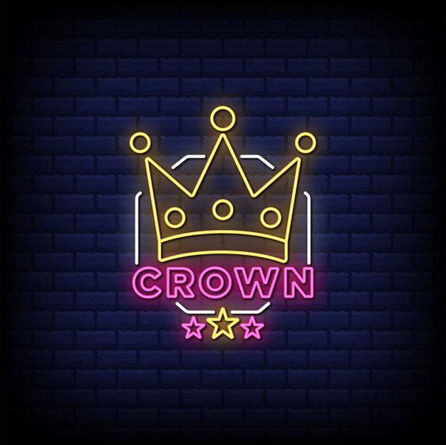 Crown Neon Sign — make neon sign