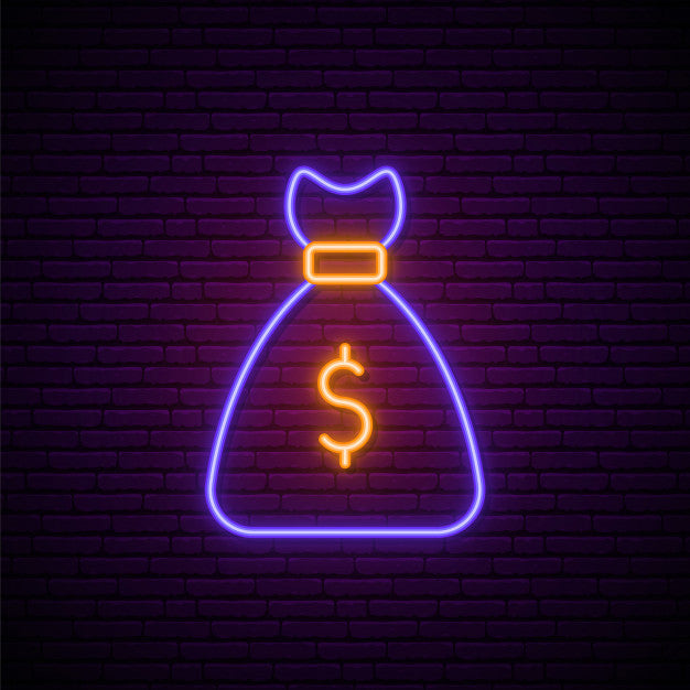 Dollar Neon Sign — make neon sign