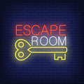 Escape Room Neon Sign