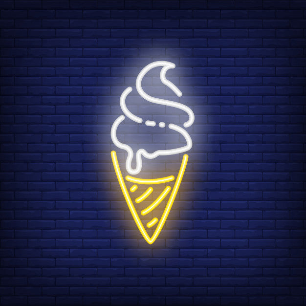 Ice Cream Shop Neon Signs  Gelateria & Ice Cream Parlor Light Signs