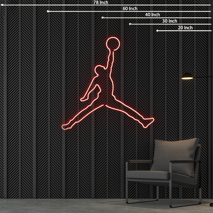 Neon Sign Air Jordan Jumpman — Make Neon Sign