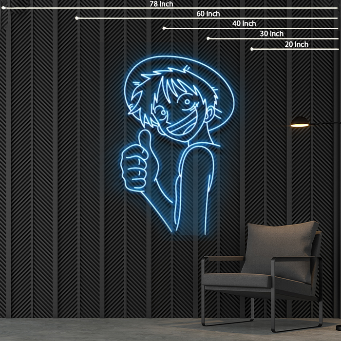 Anime Character Neon Sign USB LED Neon Light Custom Neon Signs Home Room  Wall Decoration Sign