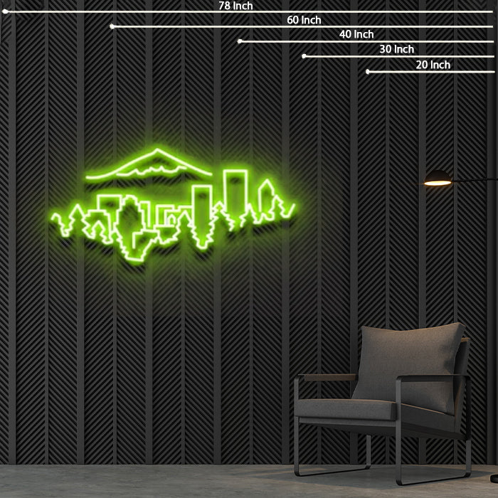 Portland Neon Sign Office & Home Décor — make neon sign