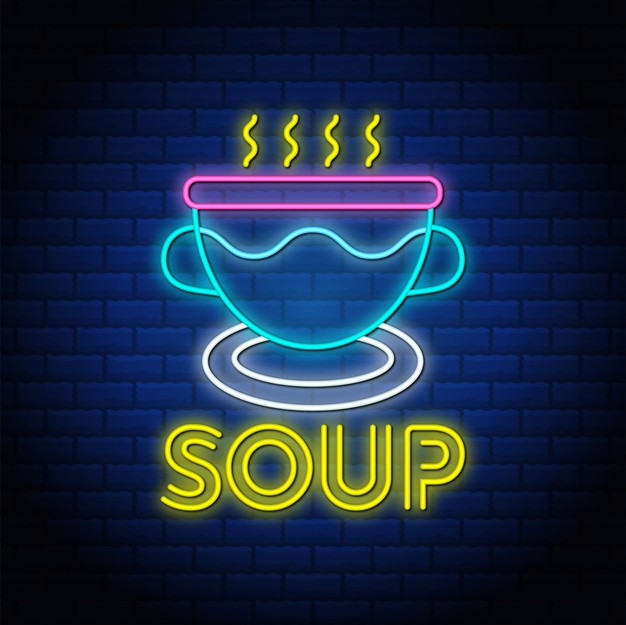 Soup sign shop