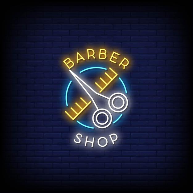 Barber Shop Neon Sign — make neon sign