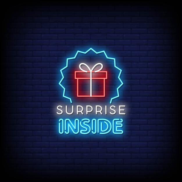 Surprise Inside Neon Sign — make neon sign