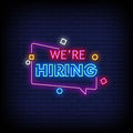 We Are Hiring Neon Sign Perfect For Your Business